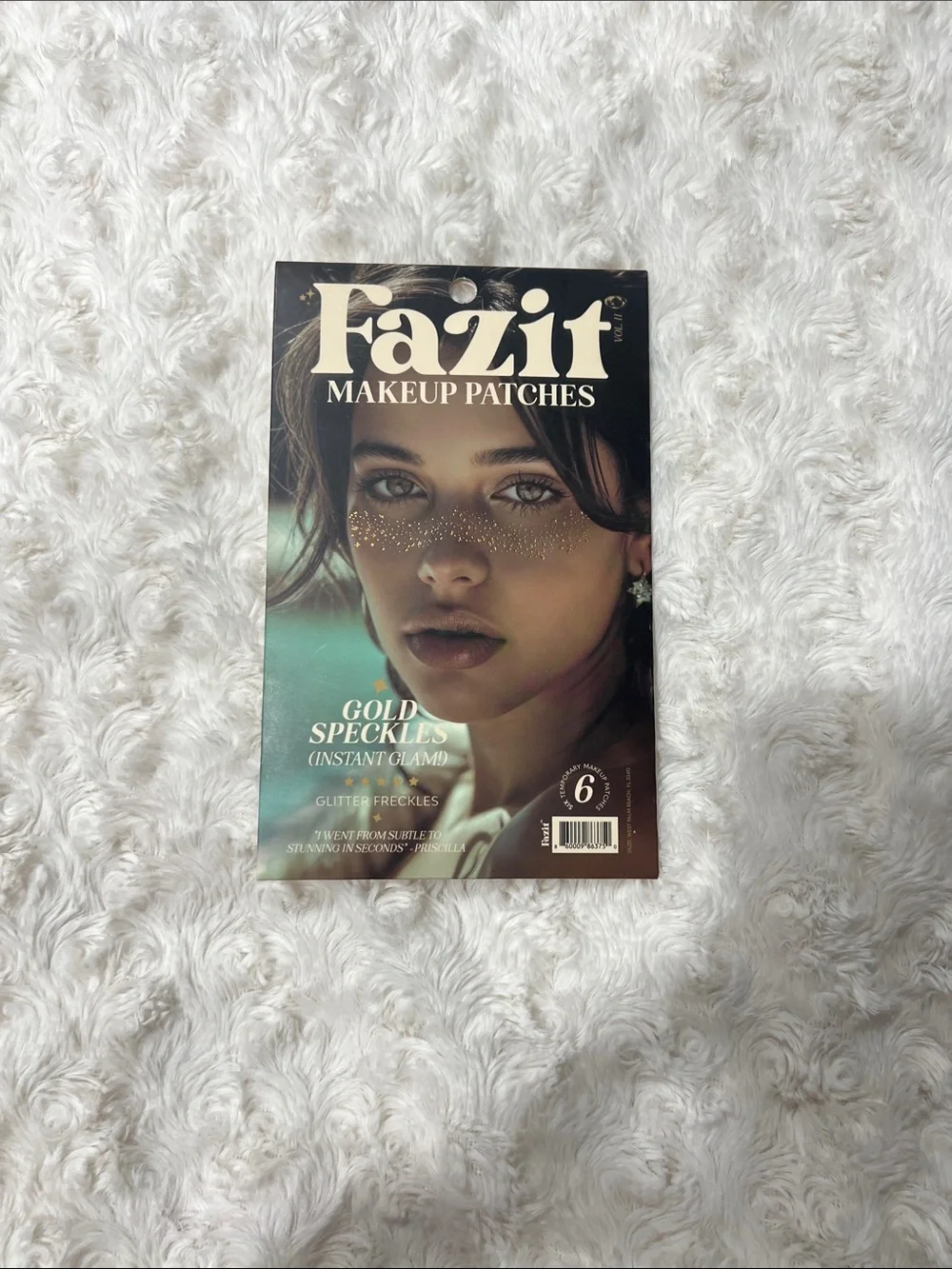 FAZIT Gold Glitter Freckles Makeup Patches